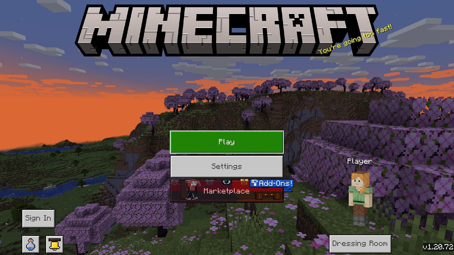 How to update to Minecraft 1.20.72