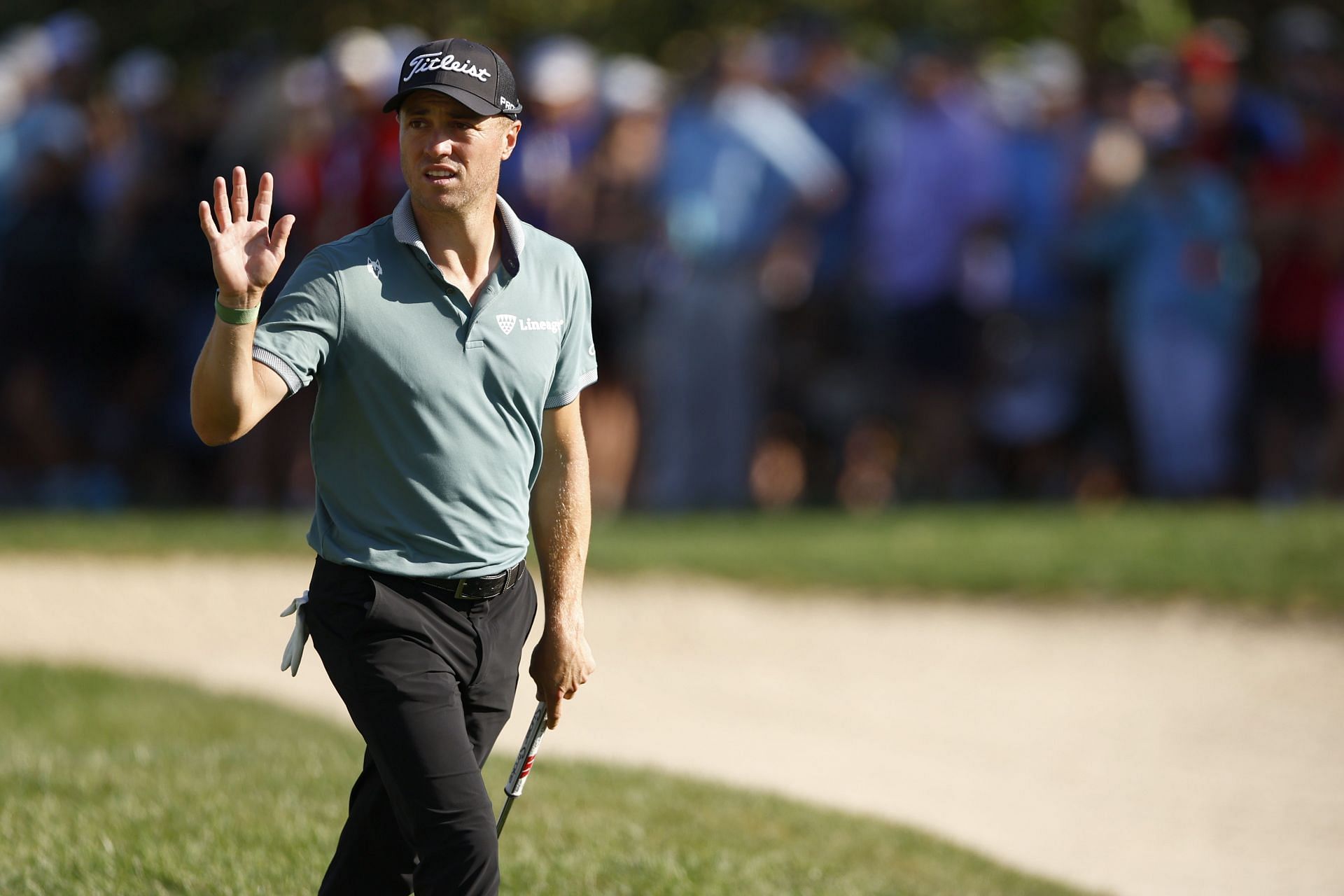 Justin Thomas (Image via Douglas P. DeFelice/Getty Images)