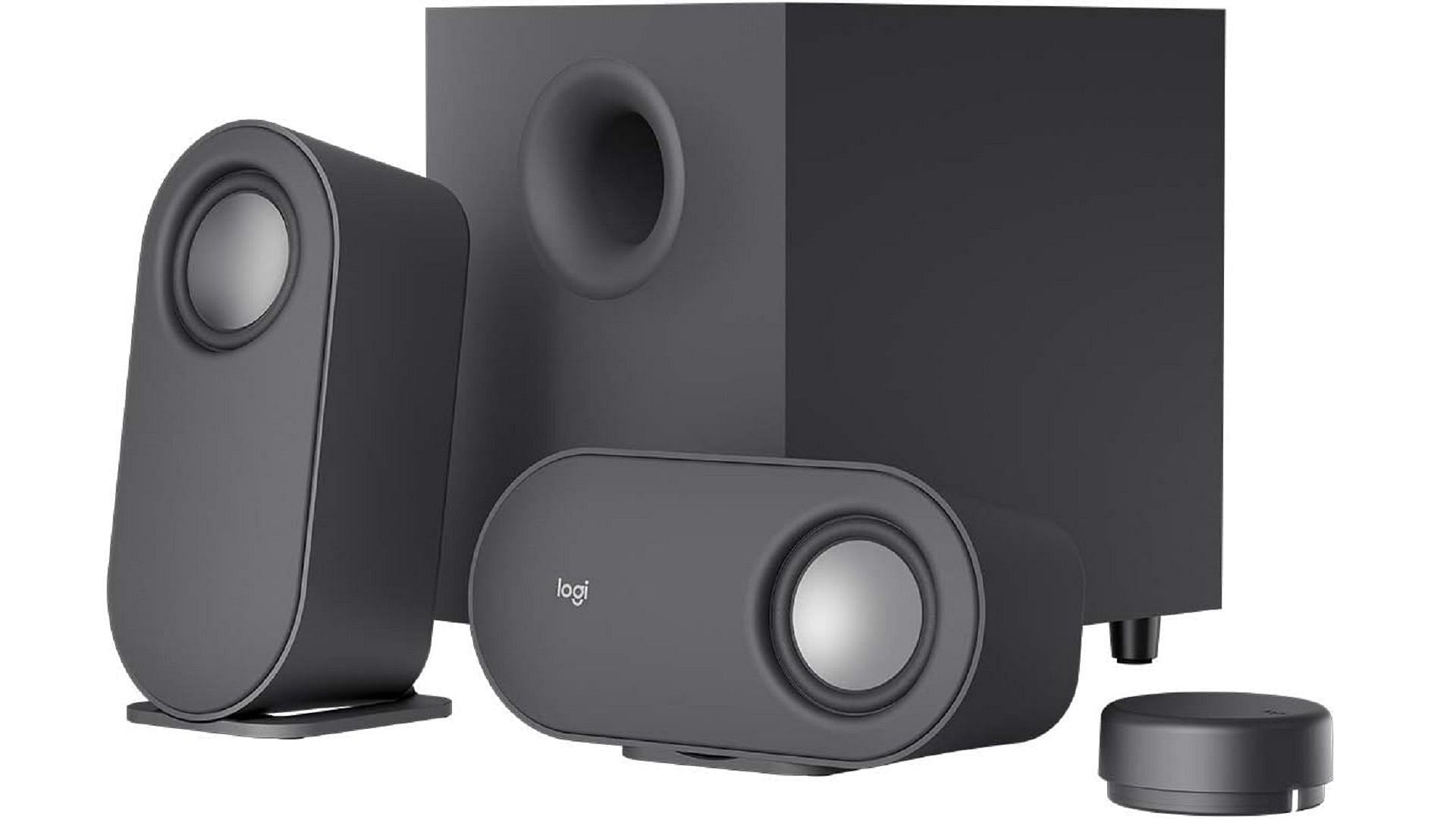 The Logitech Z407 speaker set with wireless dial (Image via Amazon)