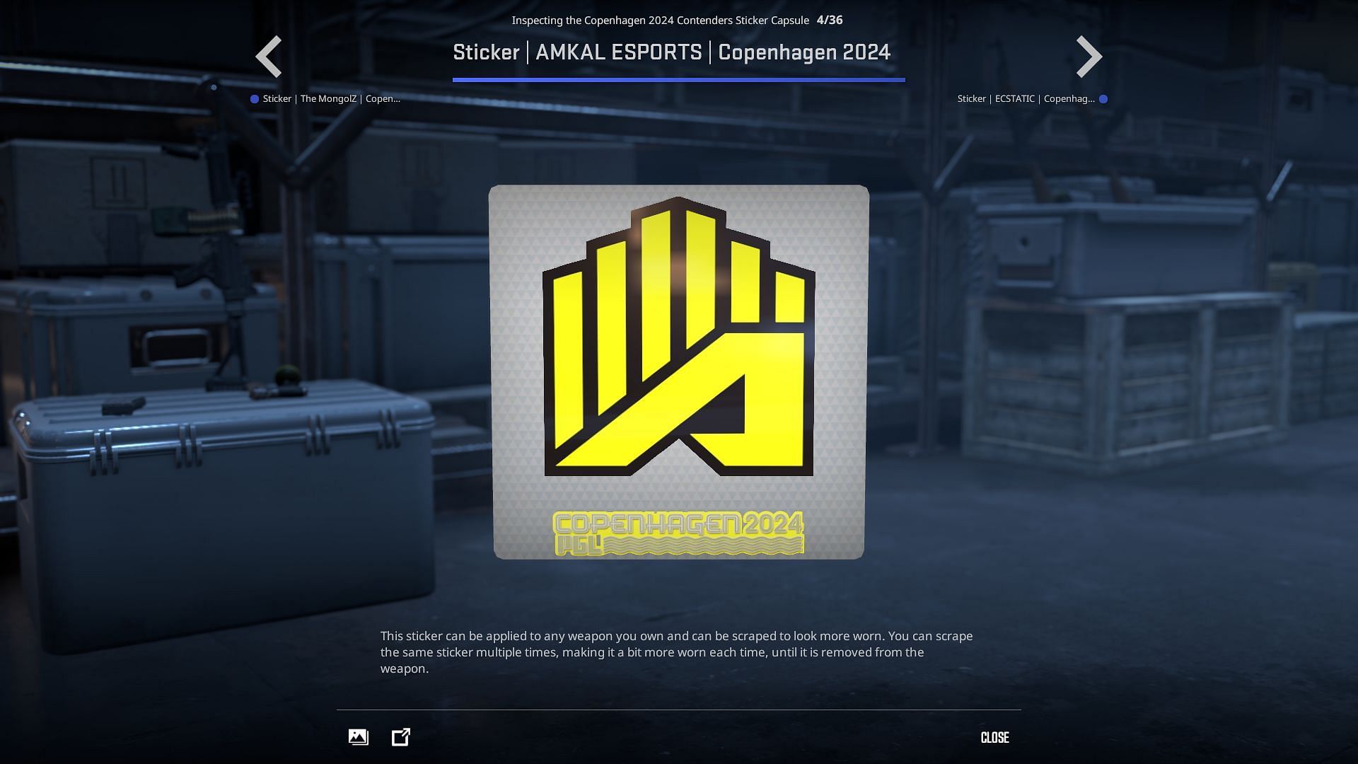 AMKAL sticker (Image via Valve)