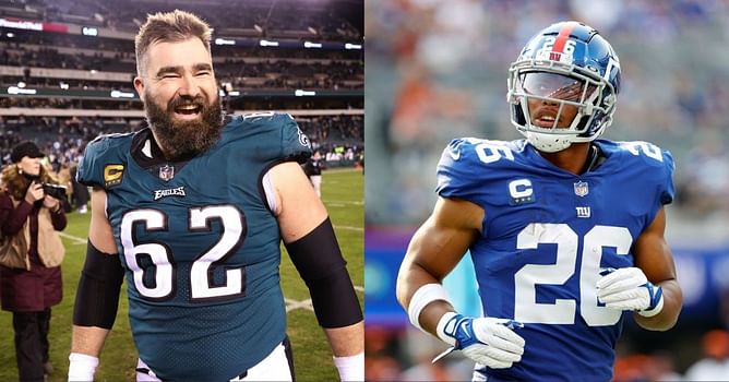 "I'm not trying to talk trash": Jason Kelce chimes in on Saquon Barkley's $37,750,000 3-year deal with the Eagles