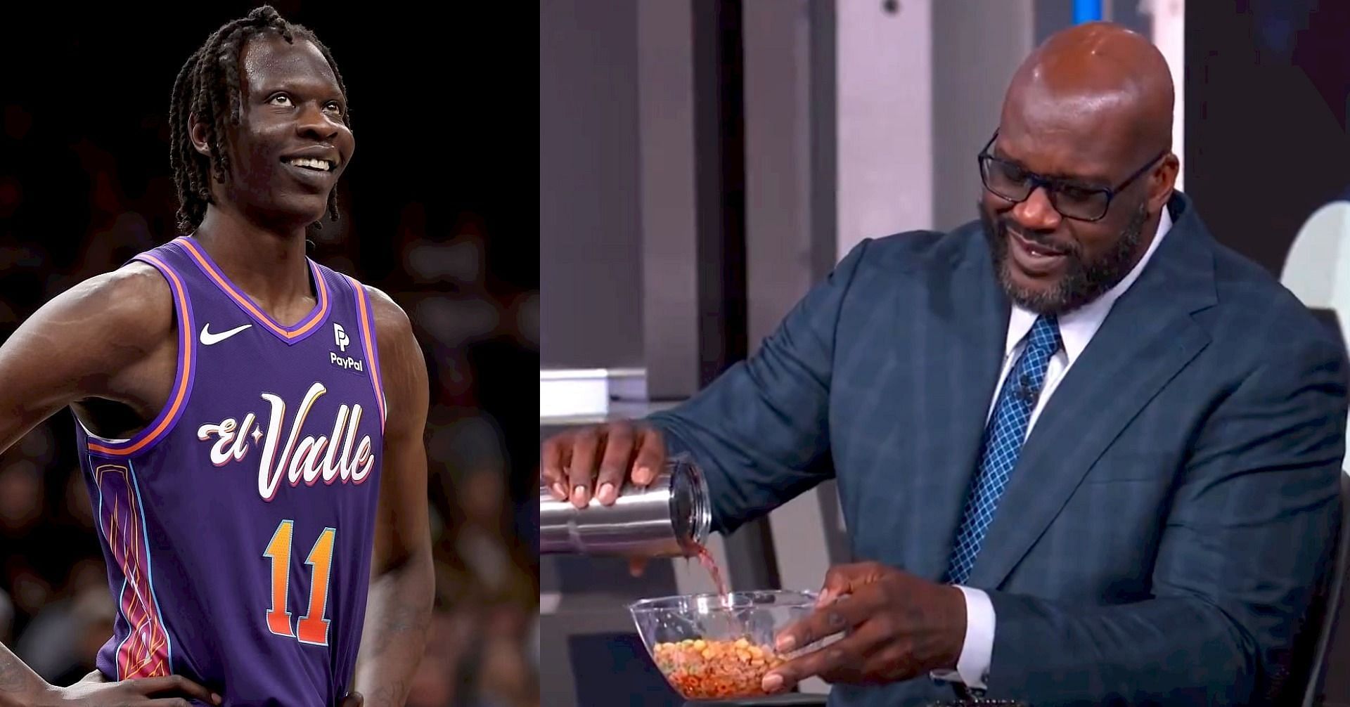 Shaquille O&rsquo;Neal gets babied on NBA Twitter after childish Bol Bol cereal bowl stunt