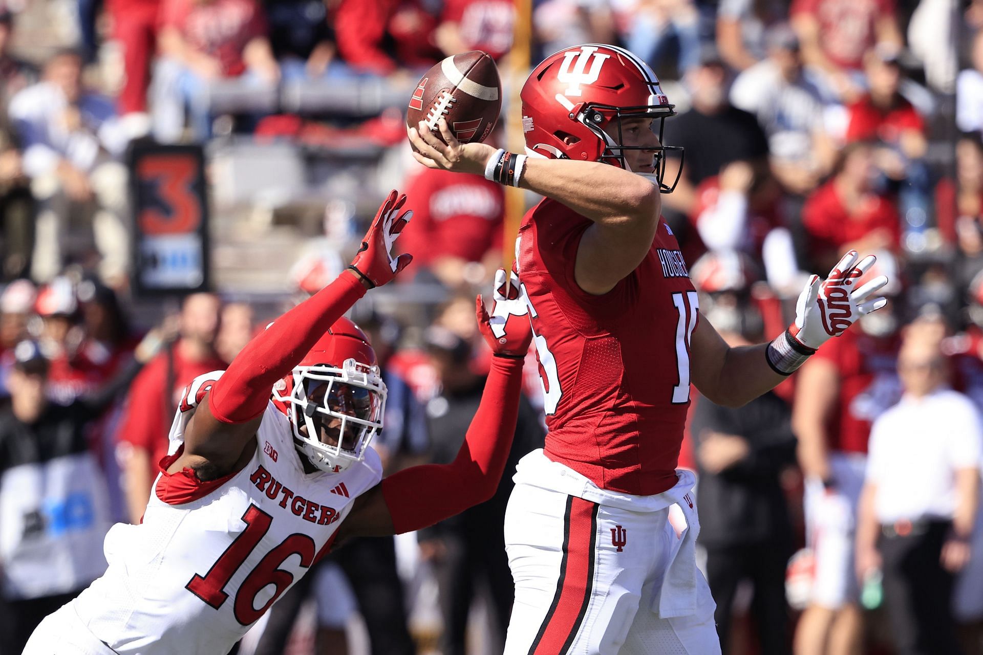 Max Melton during Rutgers vs. Indiana