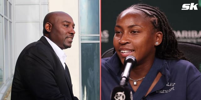 Coco Gauff's father Corey pokes fun at the 19-year-old as she indulges ...