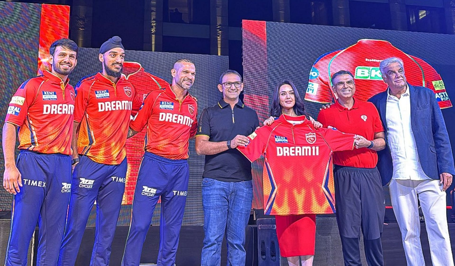 PBKS unveil their new jersey for IPL 2024