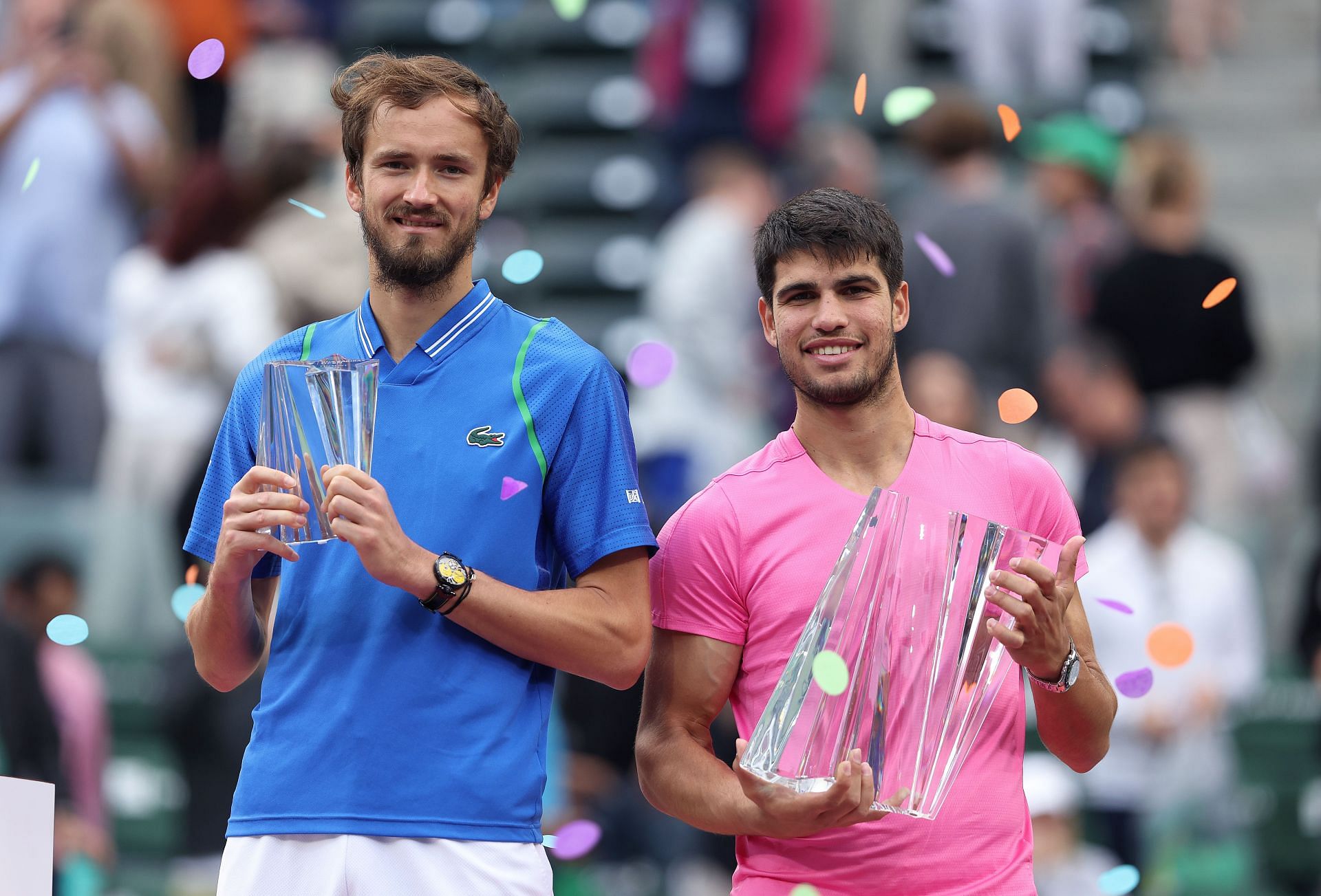 Alcaraz was the 2023 BNP Paribas Open champion while Medvedev clinched the runner-up trophy
