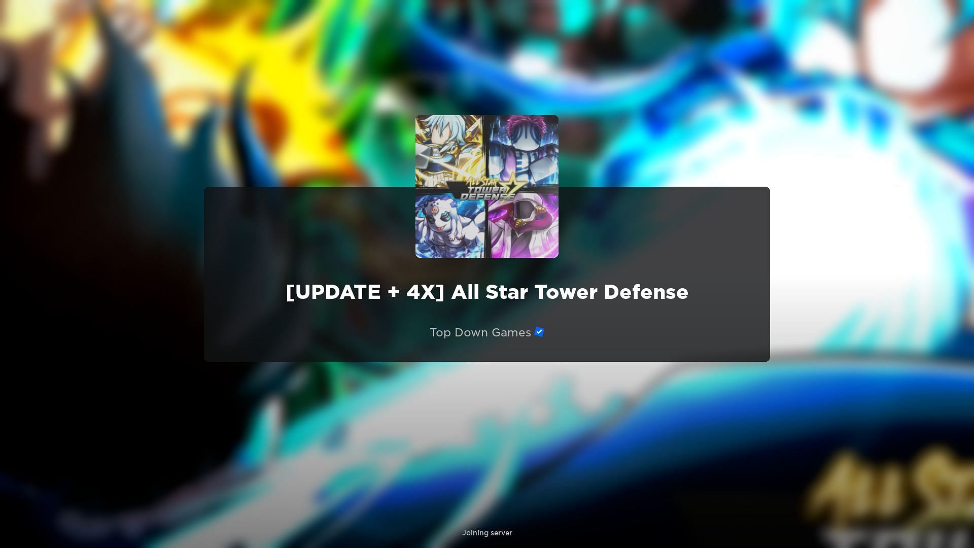 Completing the All Star Tower Defense Hunt