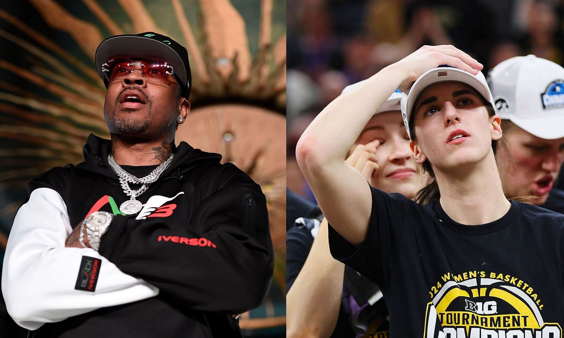 Allen Iverson tips his hat to the electrifying talent of Caitlin Clark