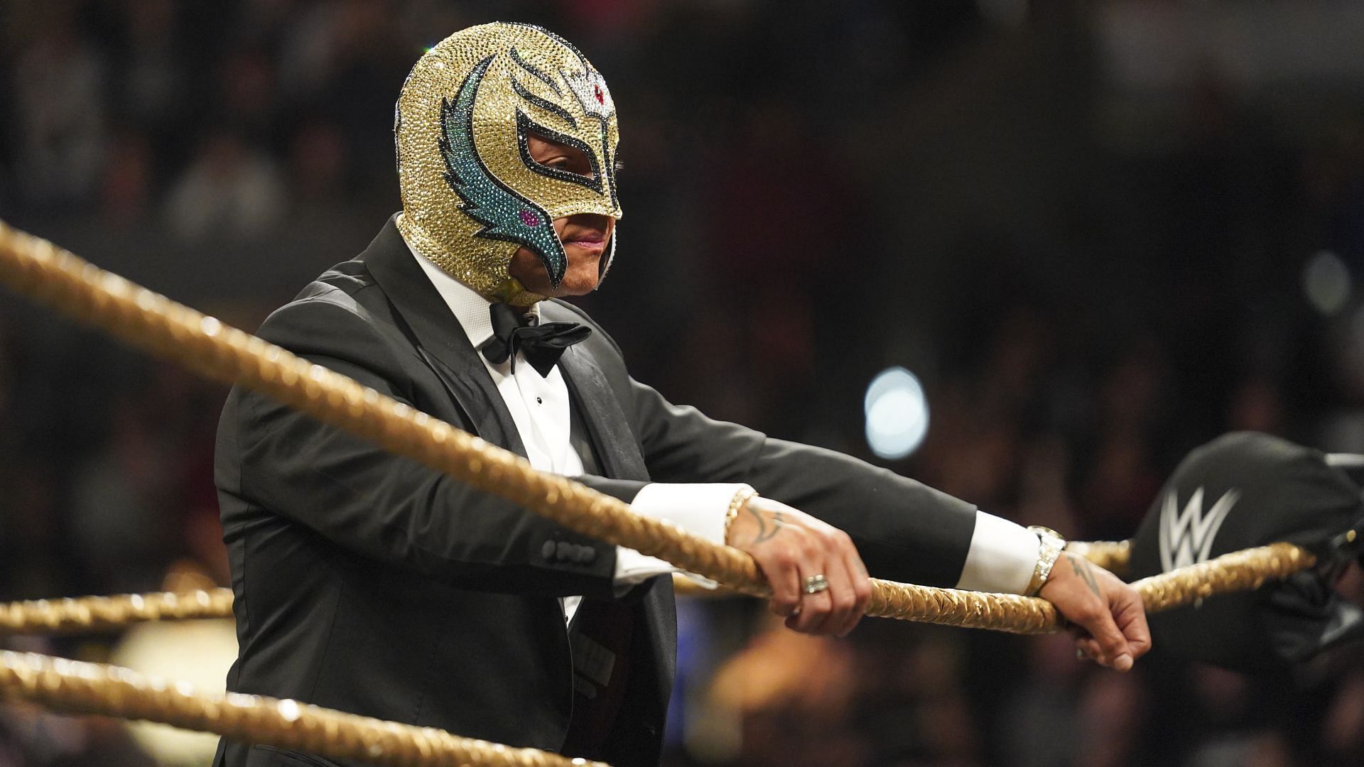 Rey Mysterio at the Hall of Fame