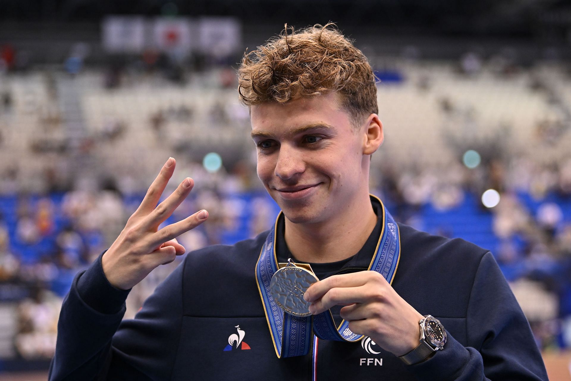 Leon Marchand at Fukuoka 2023 World Aquatics Championships: Swimming - Day 5