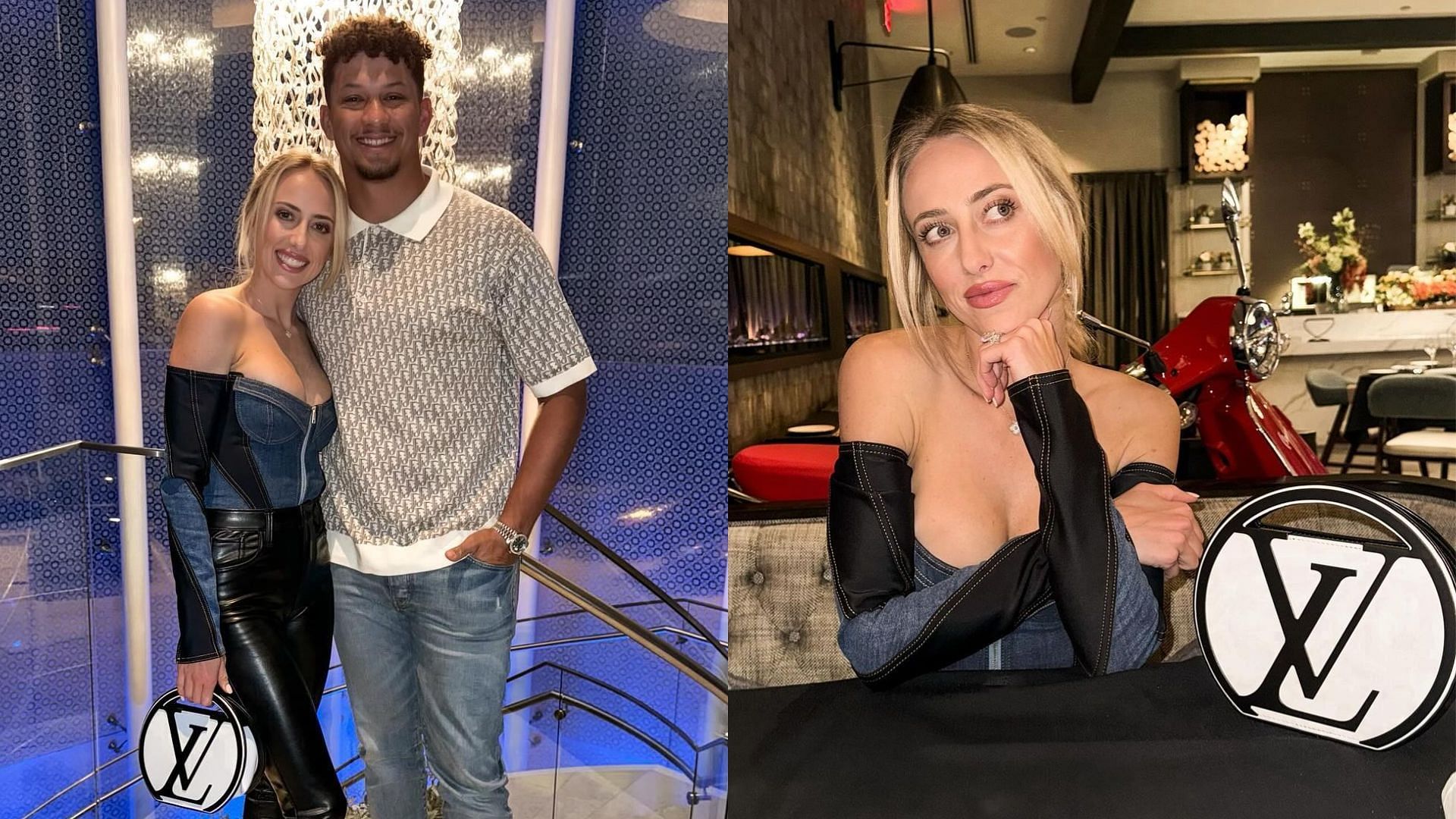 IN PHOTOS: Brittany and Patrick Mahomes stun in $10,190 Louis Vuitton, Dior outfit for romantic date night