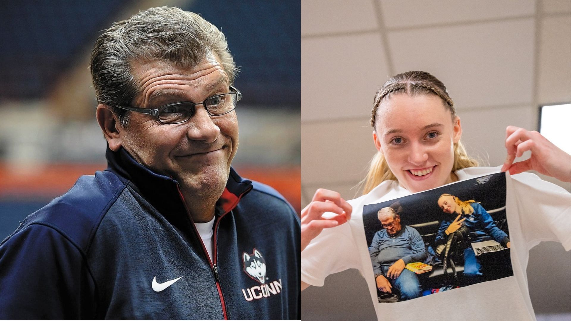 Geno Auriemma and Paige Bueckers