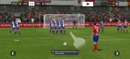Perfecting set-pieces like free kicks and corners is an easy way to score goals in EA FC Mobile (Image vis EA Sports)