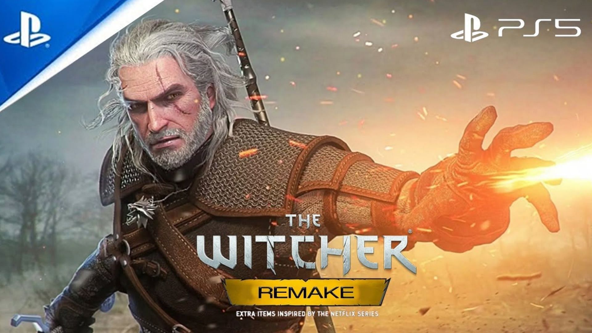 Witcher 1 is being developed using Unreal Engine 5 (Image via YouTube/Blackwoodz)