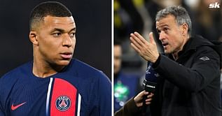 Kylian Mbappe responds after being asked whether he has ‘problem’ with PSG coach Luis Enrique following Champions League win