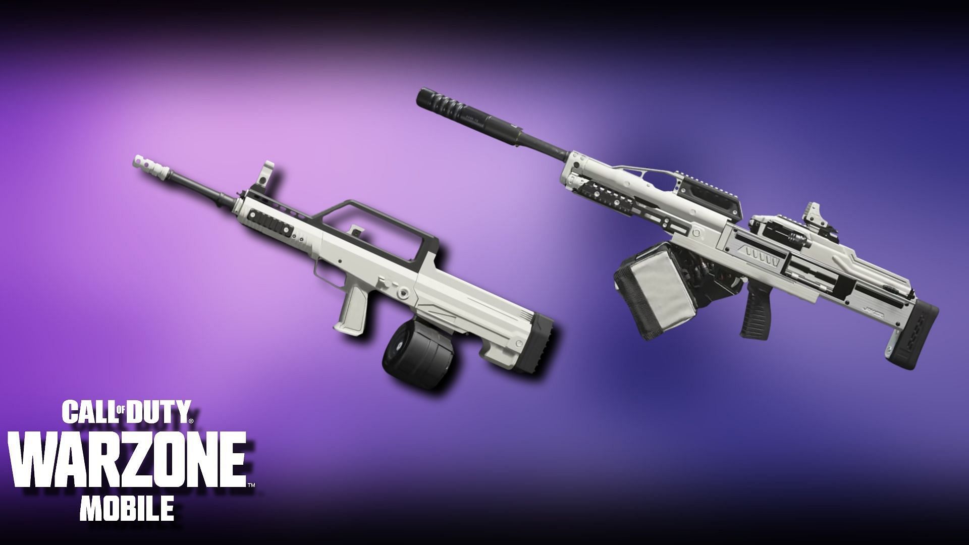 LMGs in Warzone Mobile (Image via Activision / Edited by Sportskeeda)