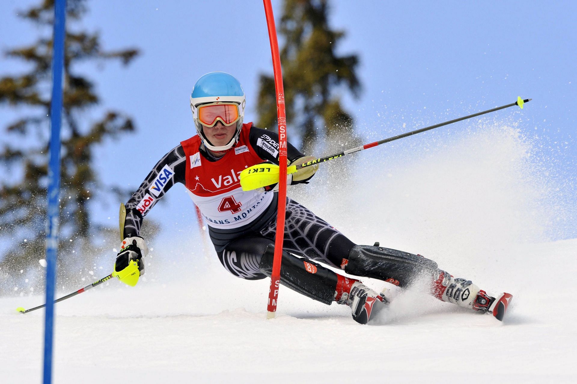 Mikaela Shiffrin of USA takes 3rd place during the FIS Junior World Ski Championship Women&#039;s Slalom on February 3, 2011 in Crans, Switzerland. (Photo by Vianney Thibaut/Agence Zoom/Getty Images)