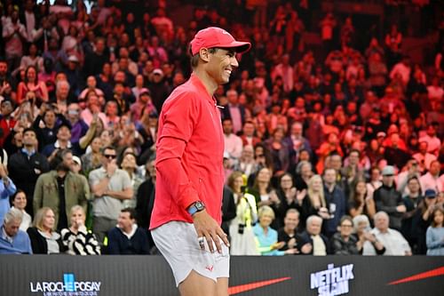 Rafael Nadal at the 2024 Netflix Slam.