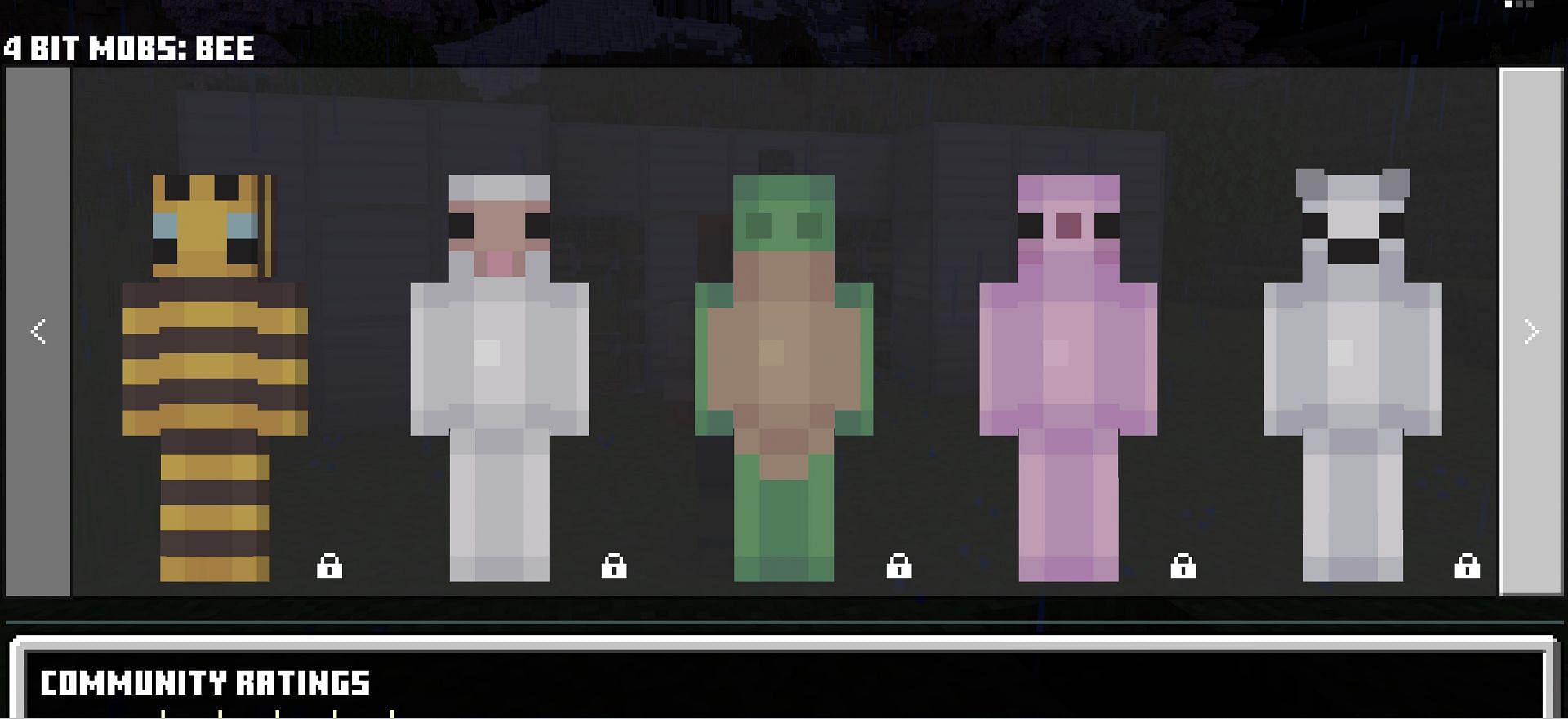 These skins are so adorably simple they make the regular game look HD. (Image via Mojang)