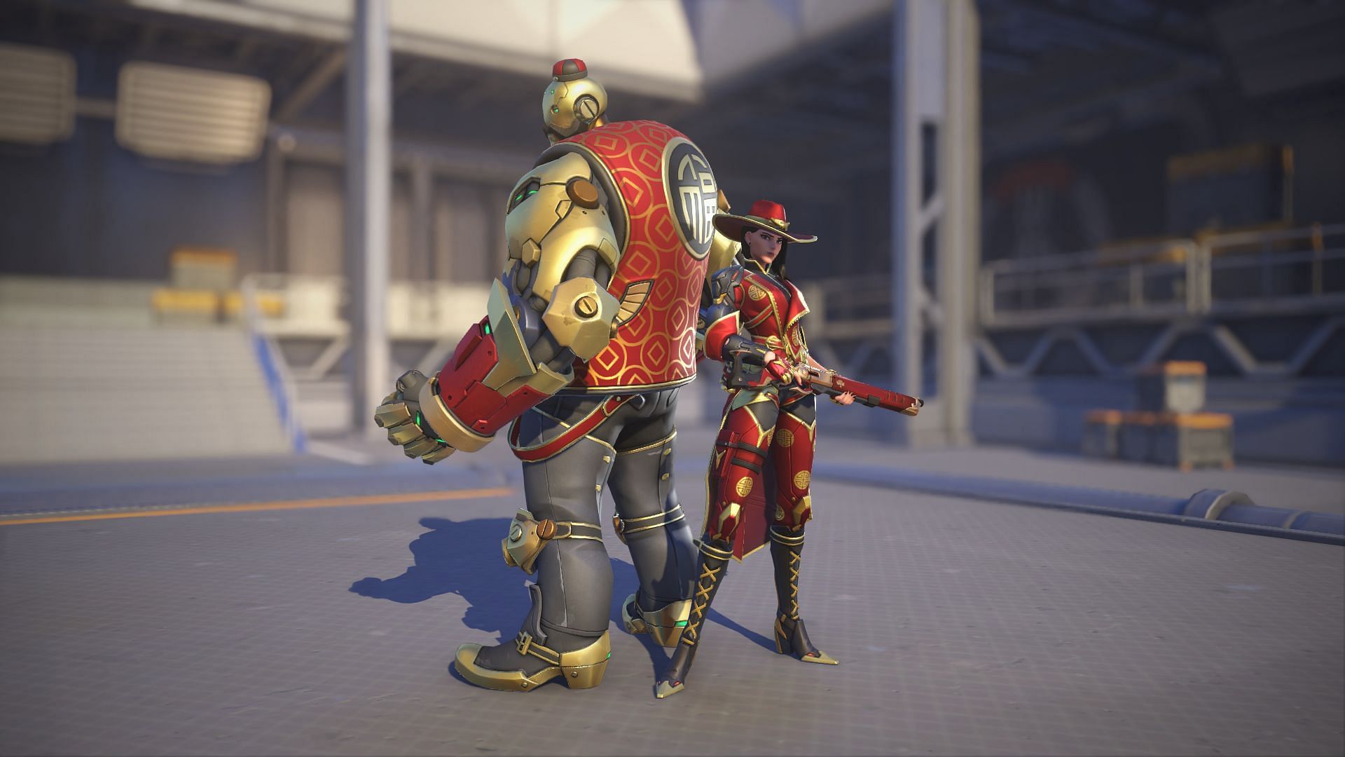 Prosperity skin for Ashe as seen in the game (Image via Blizzard Entertainment)