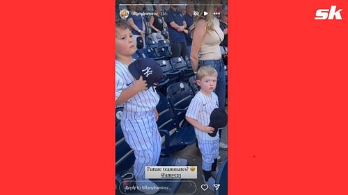 Nick Ramirez' son Reese was pictured alongside Gerrit Cole's son Caden by Ramirez' wife Tiffany