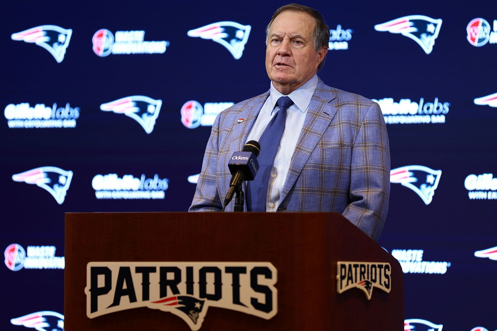 Bill Belichick at New England Patriots Press Conference