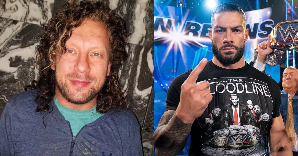 Kenny Omega (left) and Roman Reigns (right) [Images via Omega