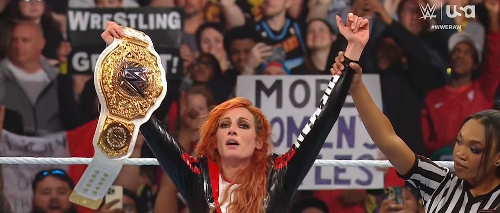 Becky Lynch Was Crowned WWE Women&#039;s World Champion On Raw