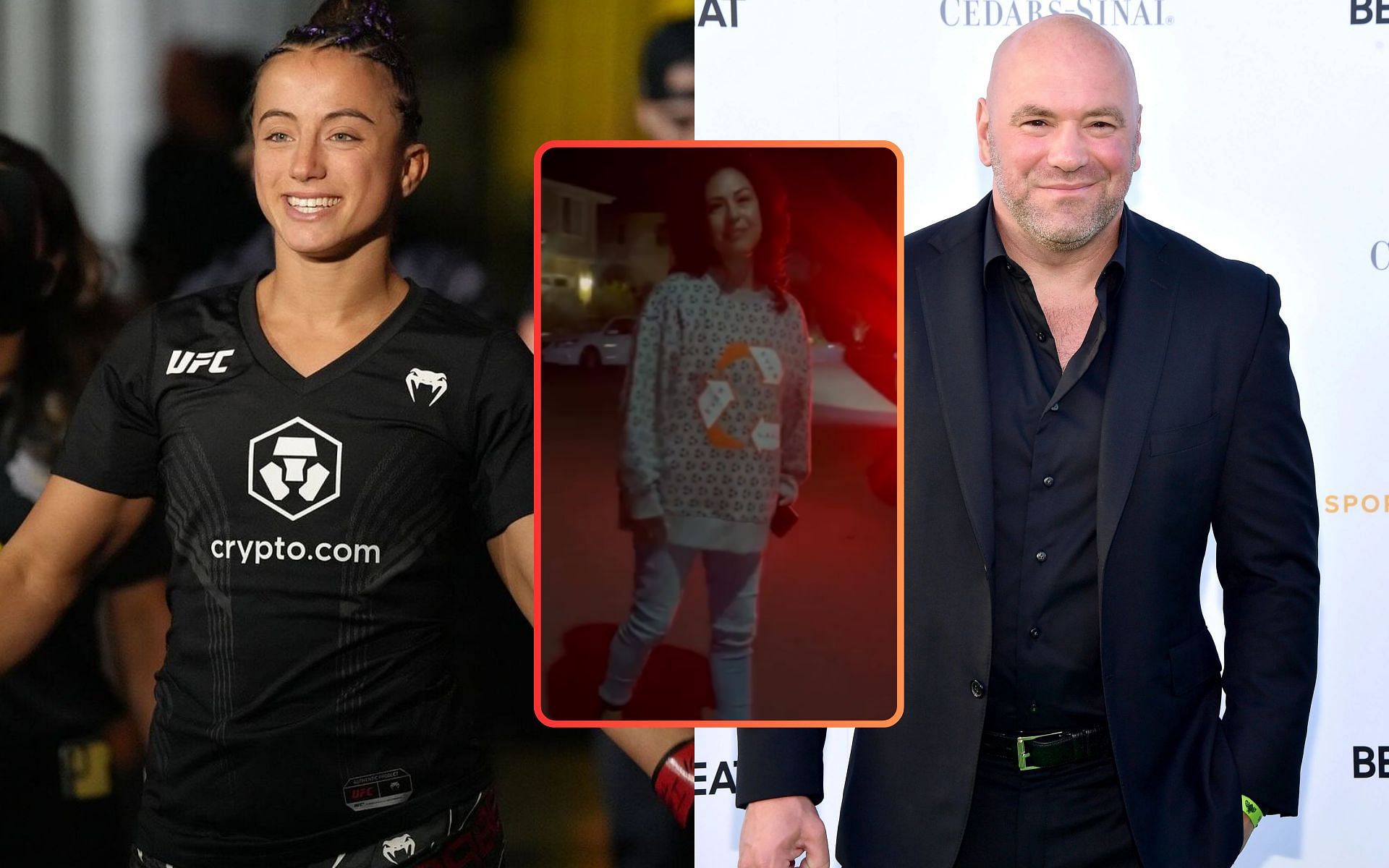 Maycee Barber texted Dana White amid parking lot altercation with a drunk lady