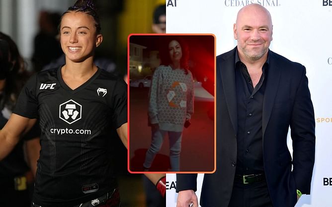 Maycee Barber had to text Dana White during parking lot confrontation with drunk "crazy lady" - "I'm going to jail"