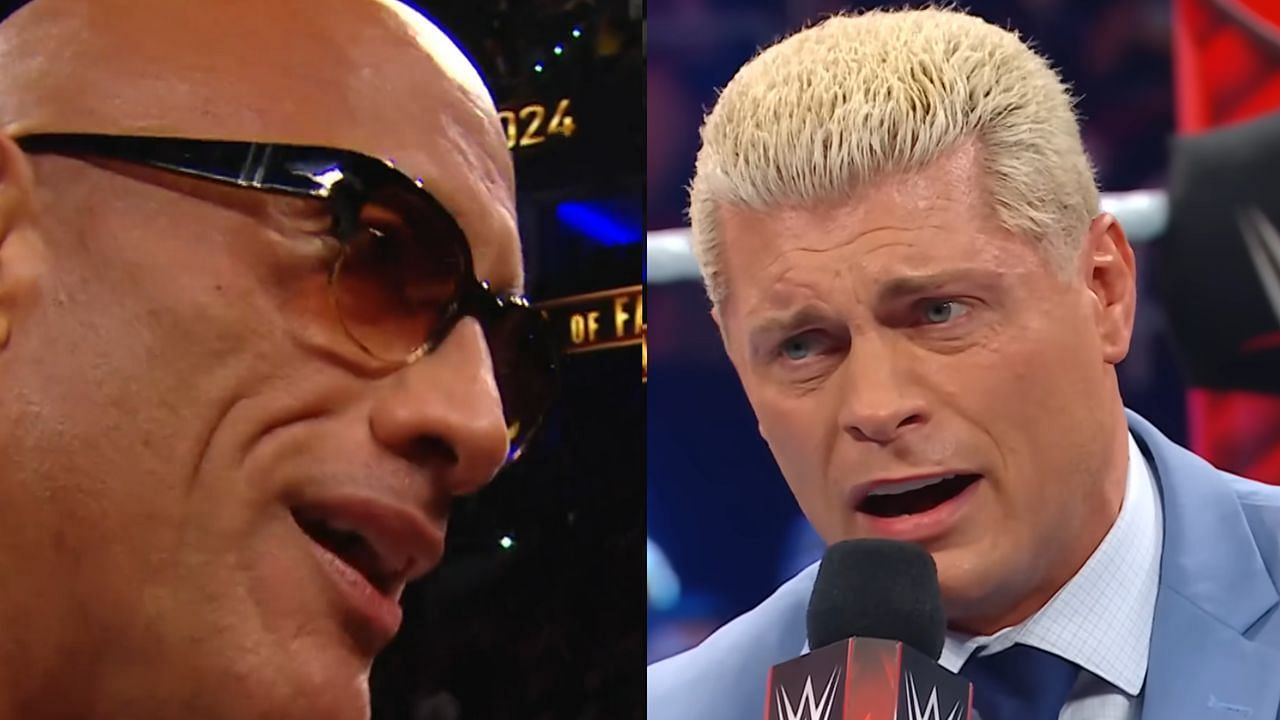 Cody Rhodes visibly angry on seeing The Rock at WWE Hall of Fame [PHOTO]