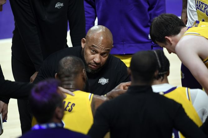 WATCH: LeBron James and Austin Reaves walk off midway after Darvin Ham struggles to draw a play during timeout