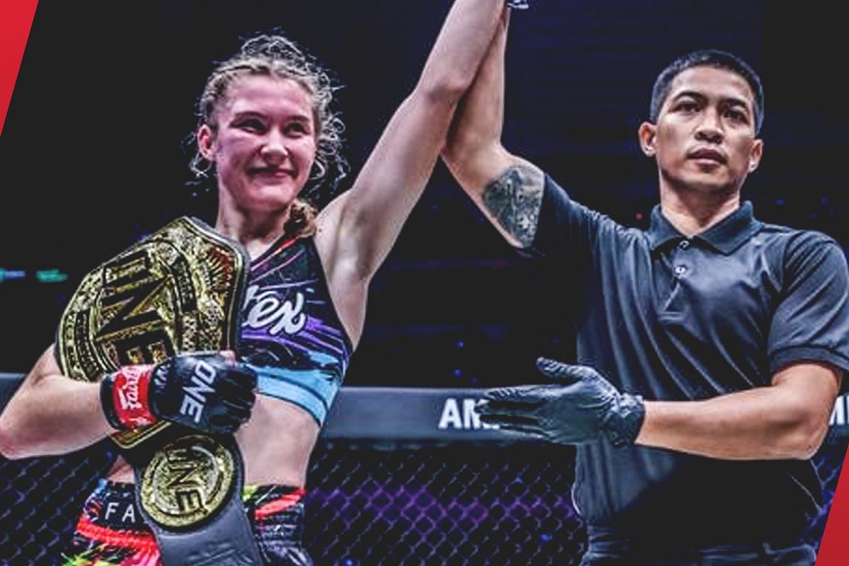Smilla Sundell reflects on becoming the youngest ONE world champion. -- Photo by ONE Championship