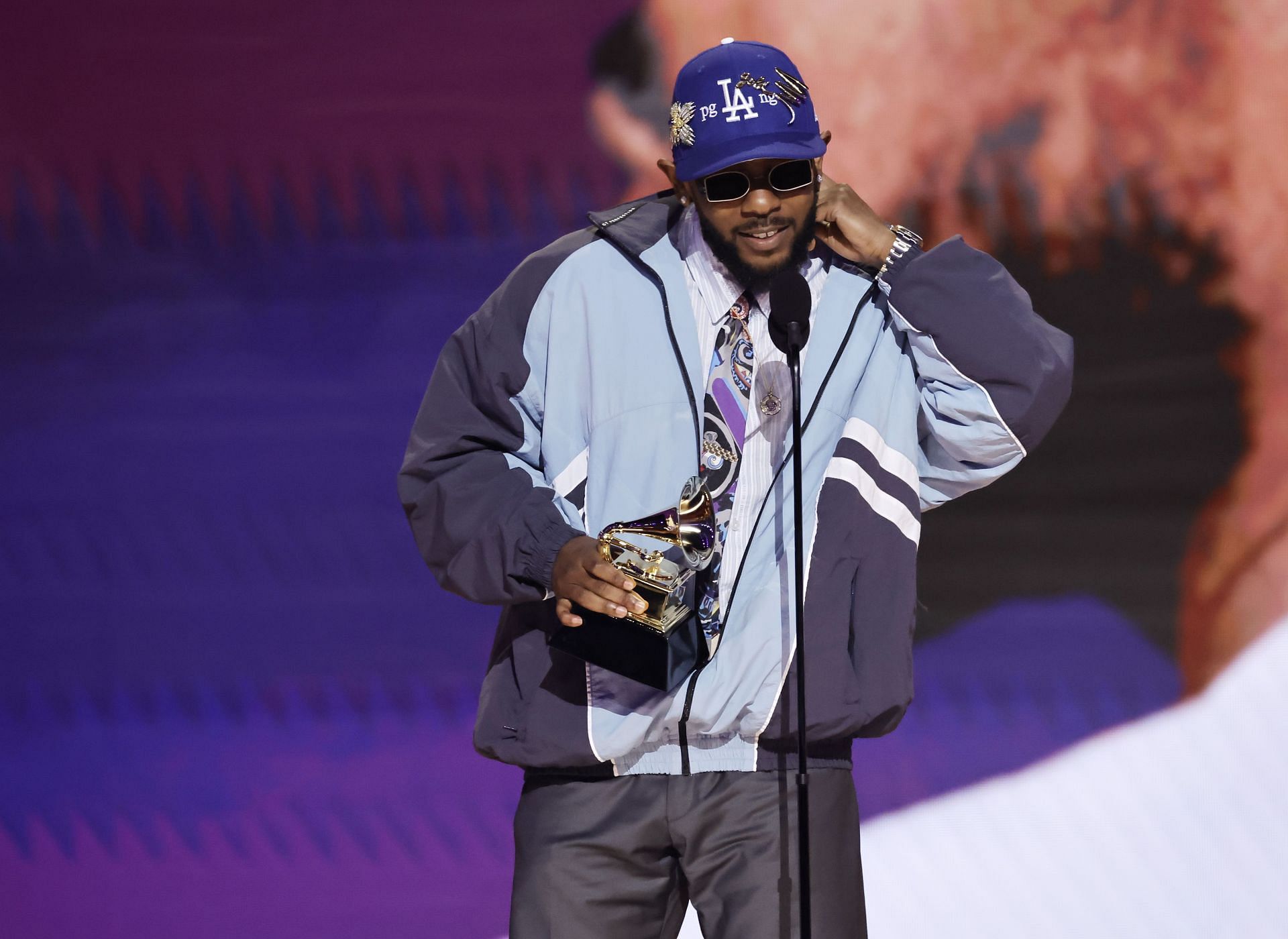 Kendrick Lamar at The 65th GRAMMY Awards (Image via Getty/Kevin Winter)