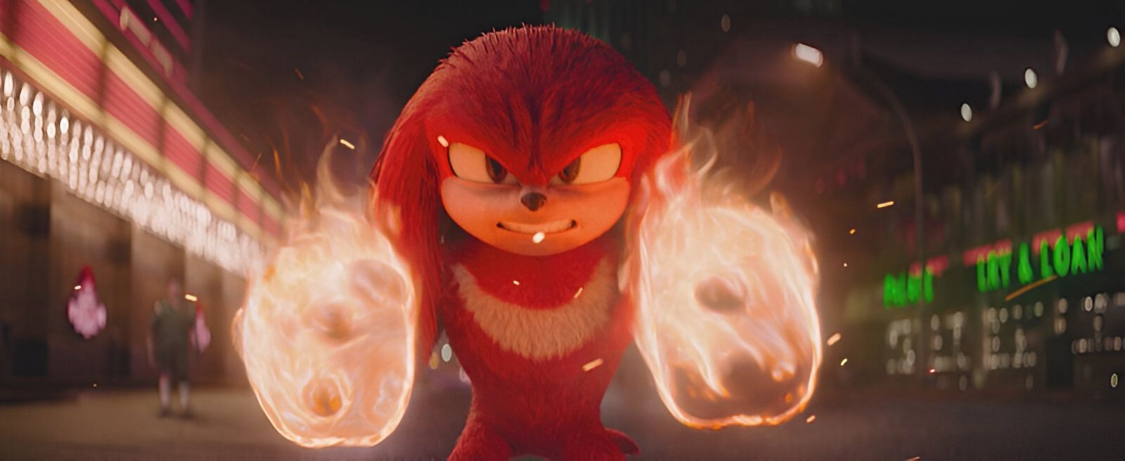 A still from &#039;Knuckles&#039; (Image via Instagram/@sonicmovie)