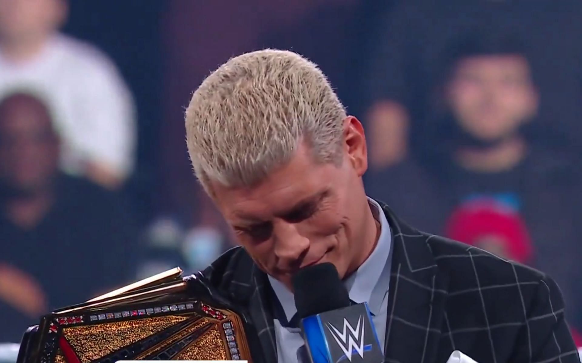 Cody had his first title defense after SmackDown went off the air