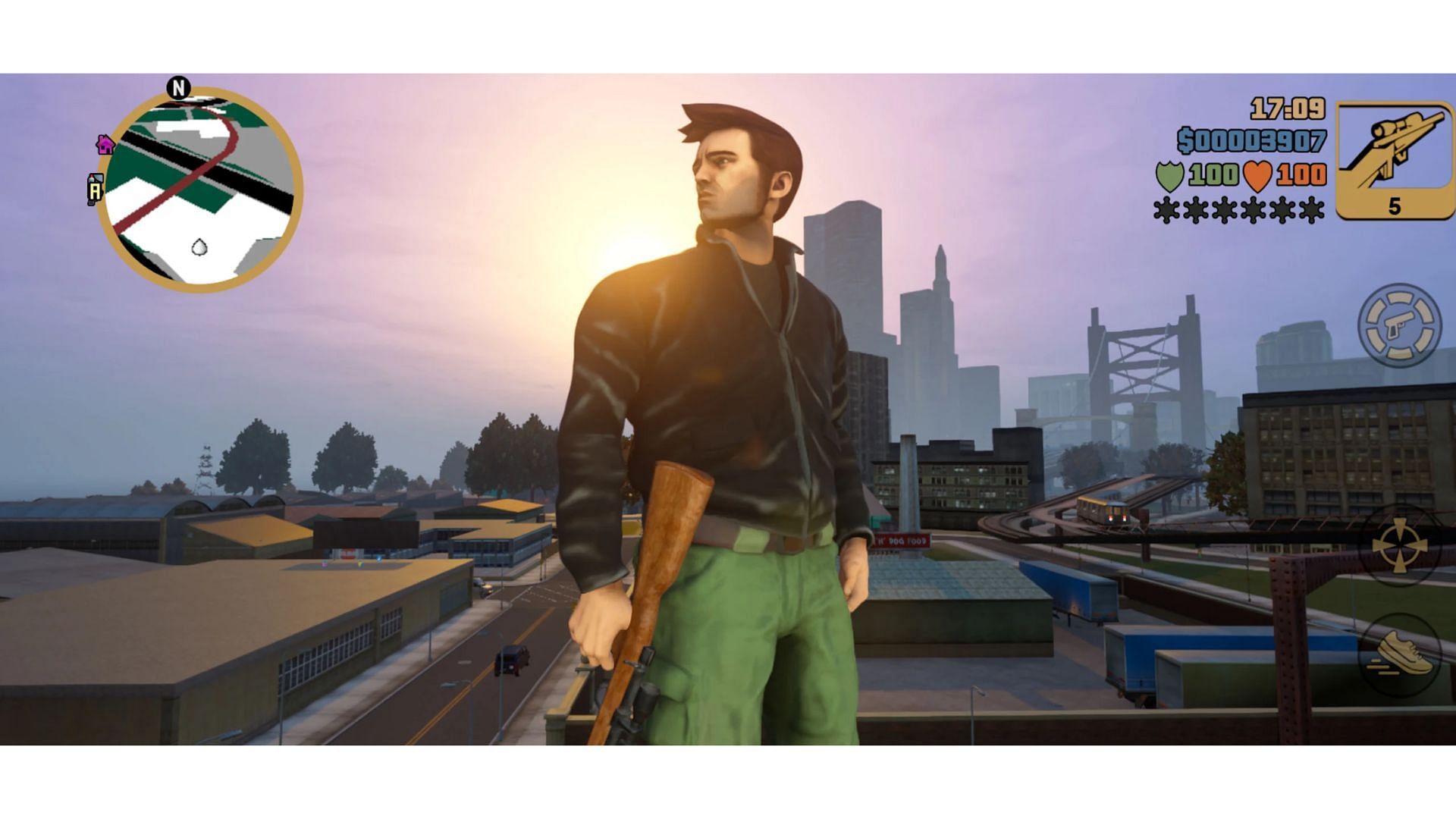 A screenshot from Grand Theft Auto Trilogy Netflix version (Image via Rockstar Games)