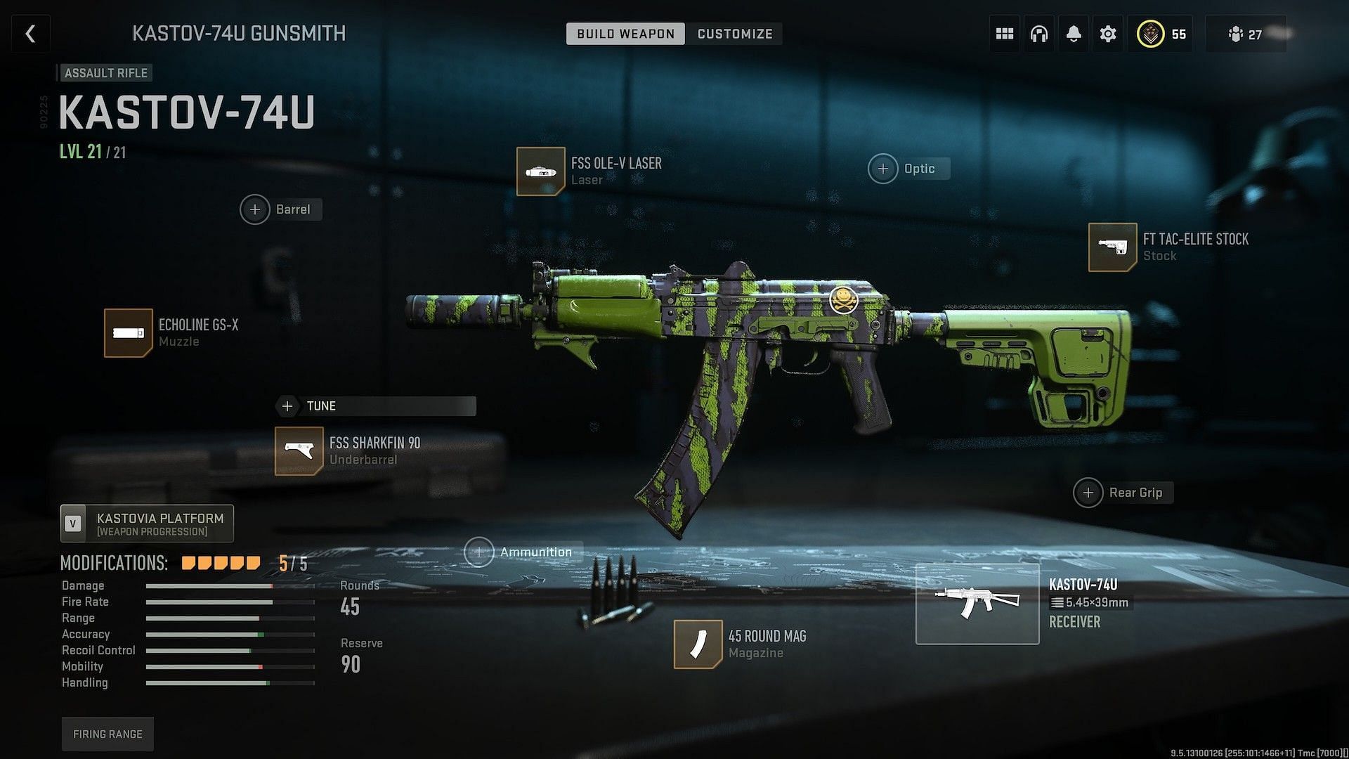 Best Kastov-74U loadout attachments (Image via Activision)