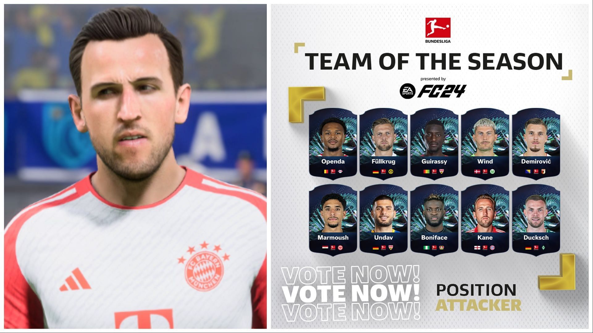 The EA FC 24 Bundesliga TOTS Nominees have been revealed