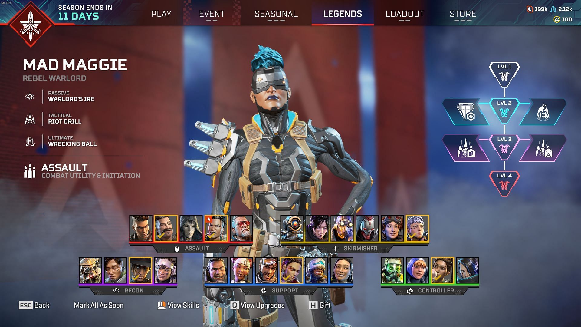 Mad Maggie (Image via Apex Legends)