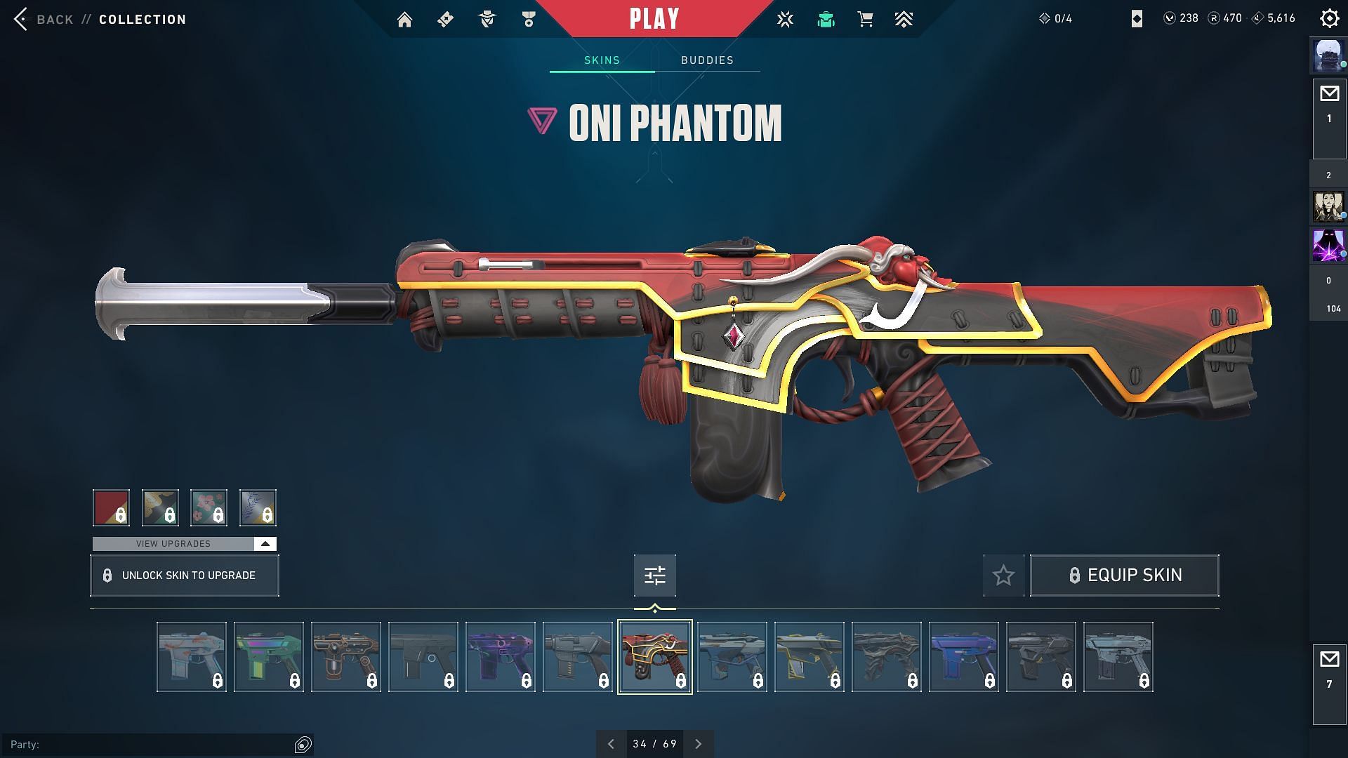 Oni Phantom, one of the community favourites (Image via Riot Games)