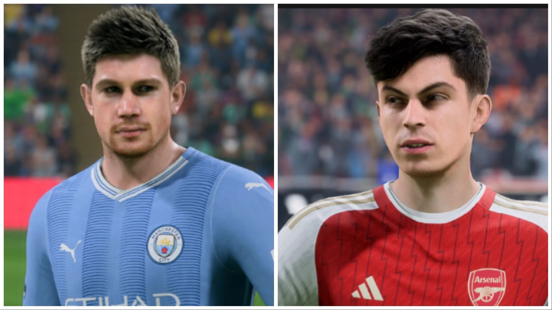 KDB and Kavertz could be in TOTW 30 (Images via EA Sports)