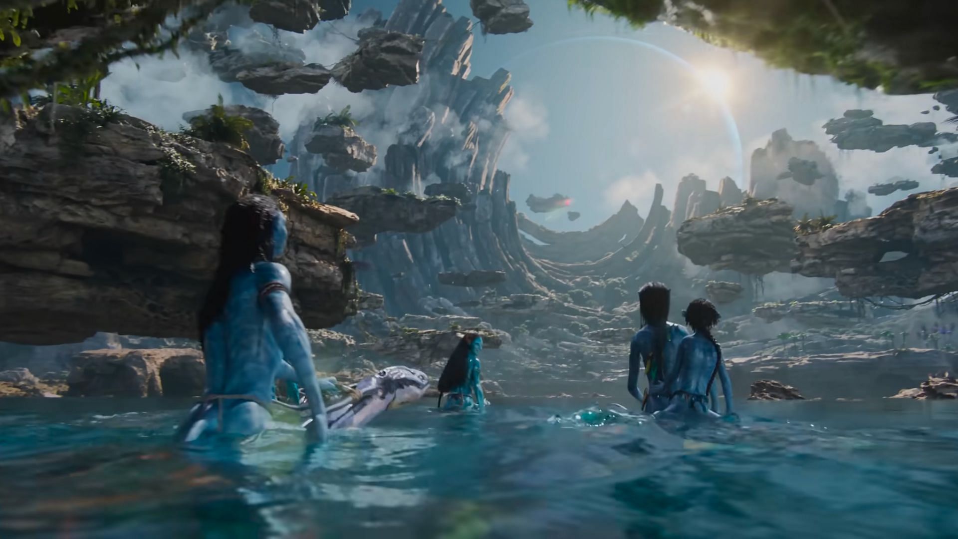 The Na&#039;vi people believe that Eywa can communicate with them through the natural world (Image via YouTube/IMAX)