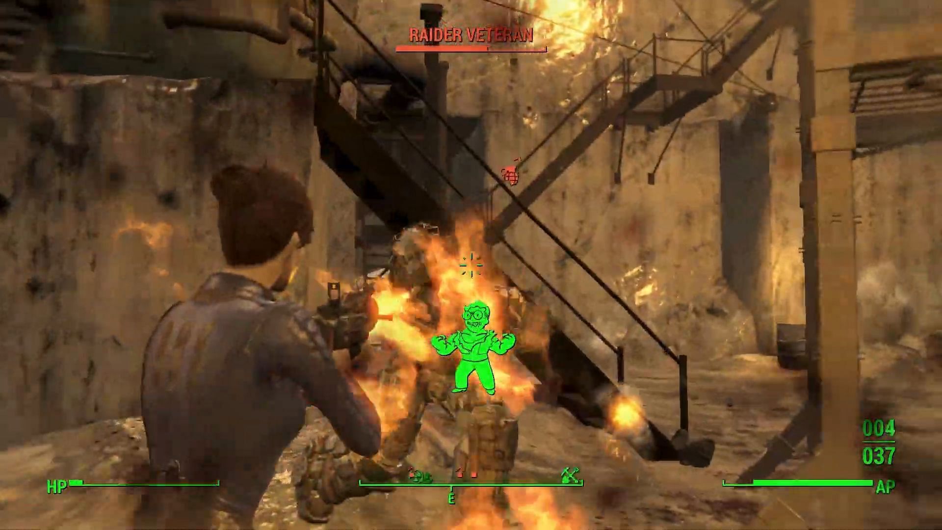 The Nerd Rage! activates when you have low health. (Image via Bethesda || FudgeMuppet/YouTube)