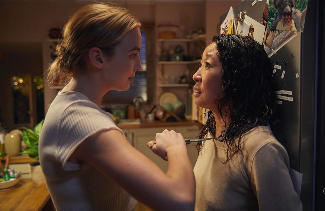 Villanelle and Eve (Image via BBC America)