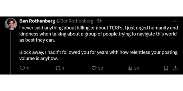 Rothenberg&#039;s tweet.