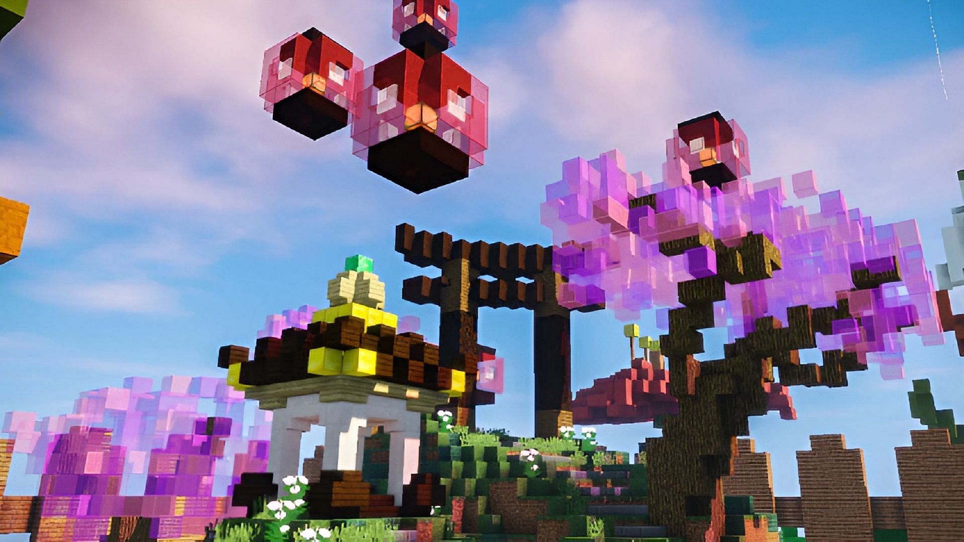 Многие серверы выживания Minecraft совместно создают отличные билды сообщества (Image via CreativeDucks/Planet Minecraft)
