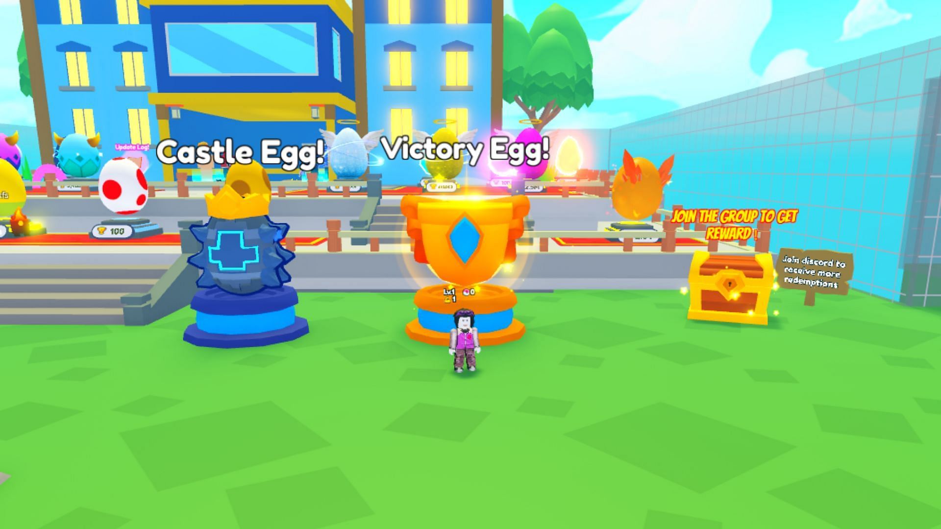 Get rewards &amp; Eggs in Bro Rescue Simulator (Image via Sportskeeda)