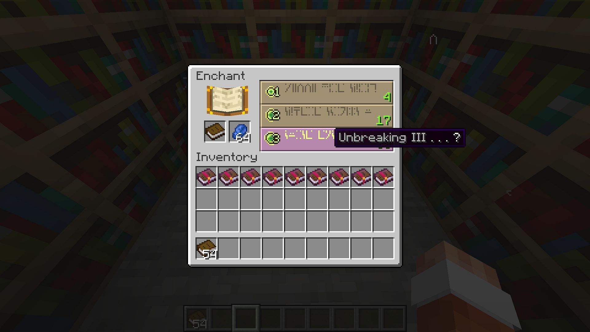Minecraft players should make their own enchanted books as much as possible (Image via Mojang)
