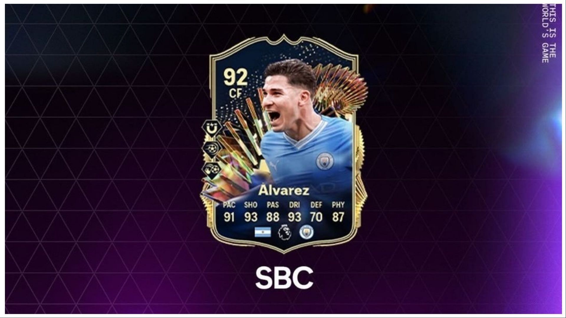 The latest TOTS player SBC is live (Image via EA Sports)